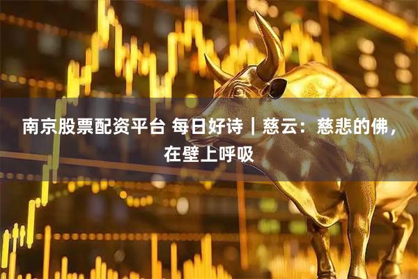 南京股票配资平台 每日好诗|慈云:慈悲的佛,在壁上呼吸